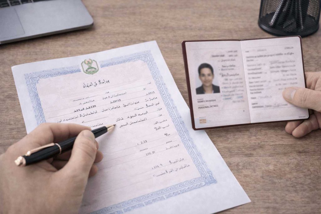 Certified Arabic translation for official UK applications