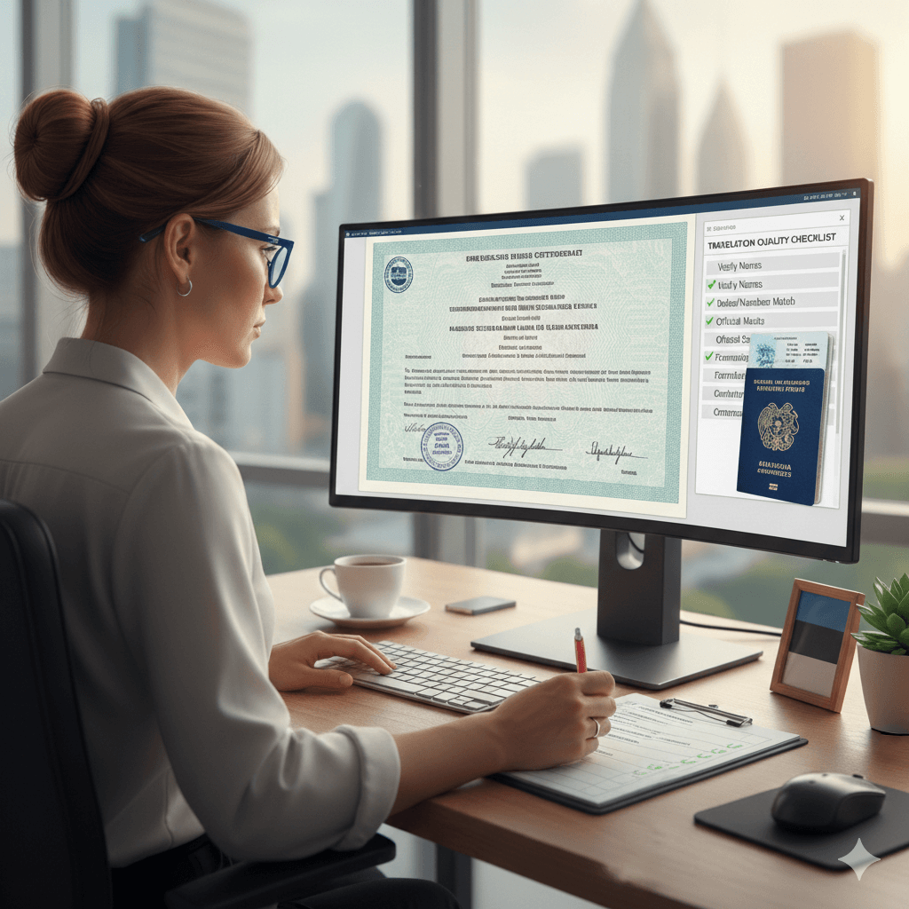 Certified Armenian translation for UK visa and Home Office submissions