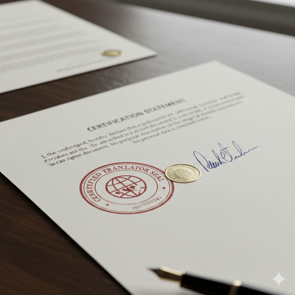 Certified Dutch document translation with certificate of accuracy