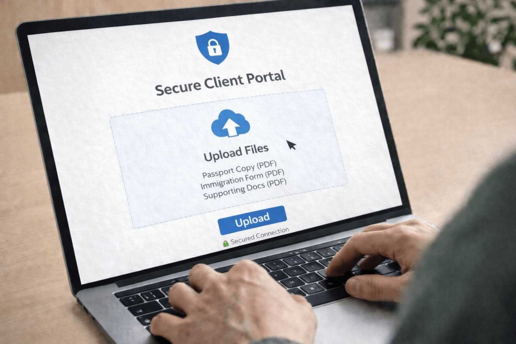 Certified Hebrew translation with secure document upload