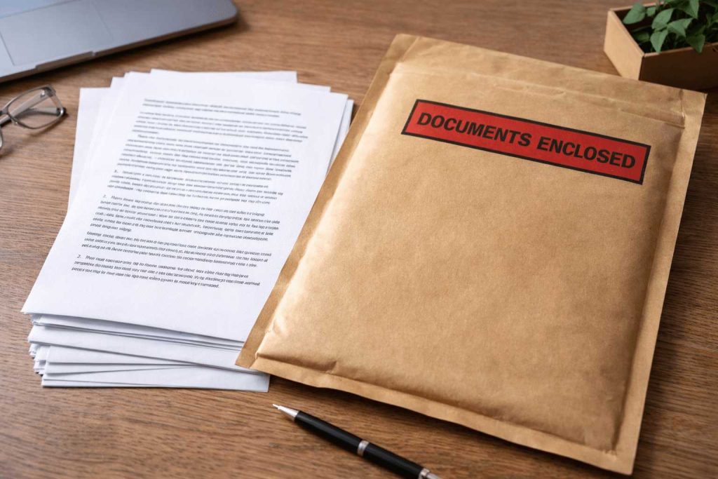 Certified document translation Nottingham with posted hard copies