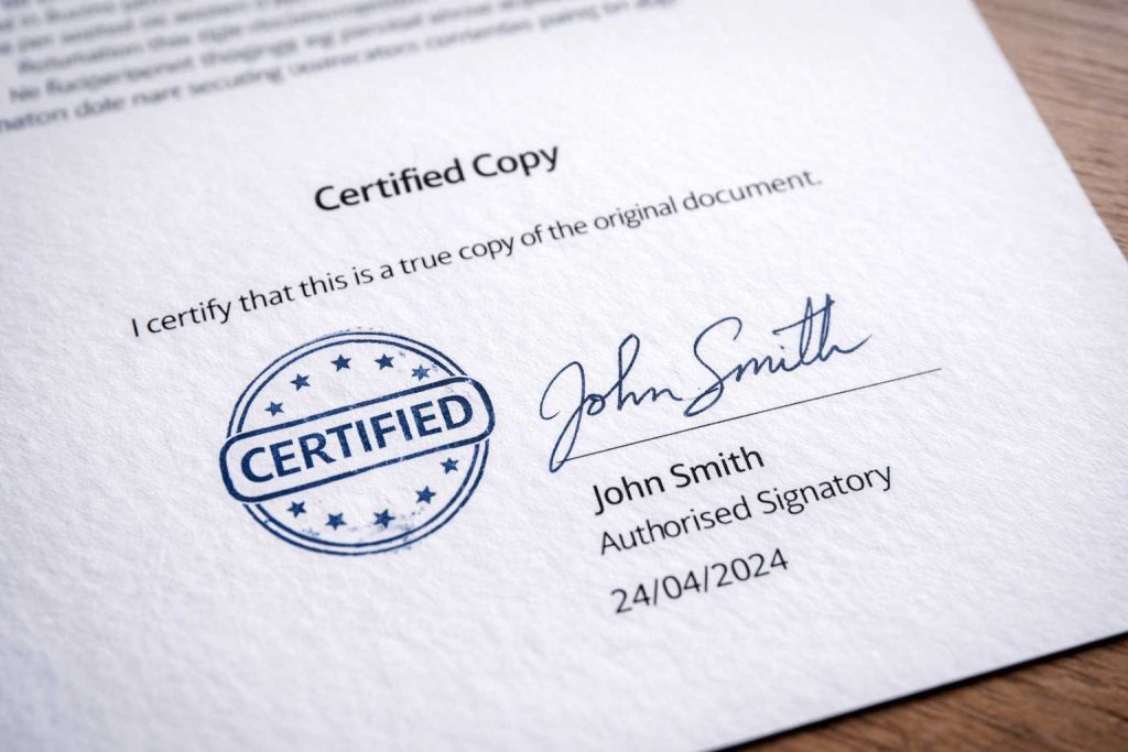 UK certified translation Nottingham for official submissions